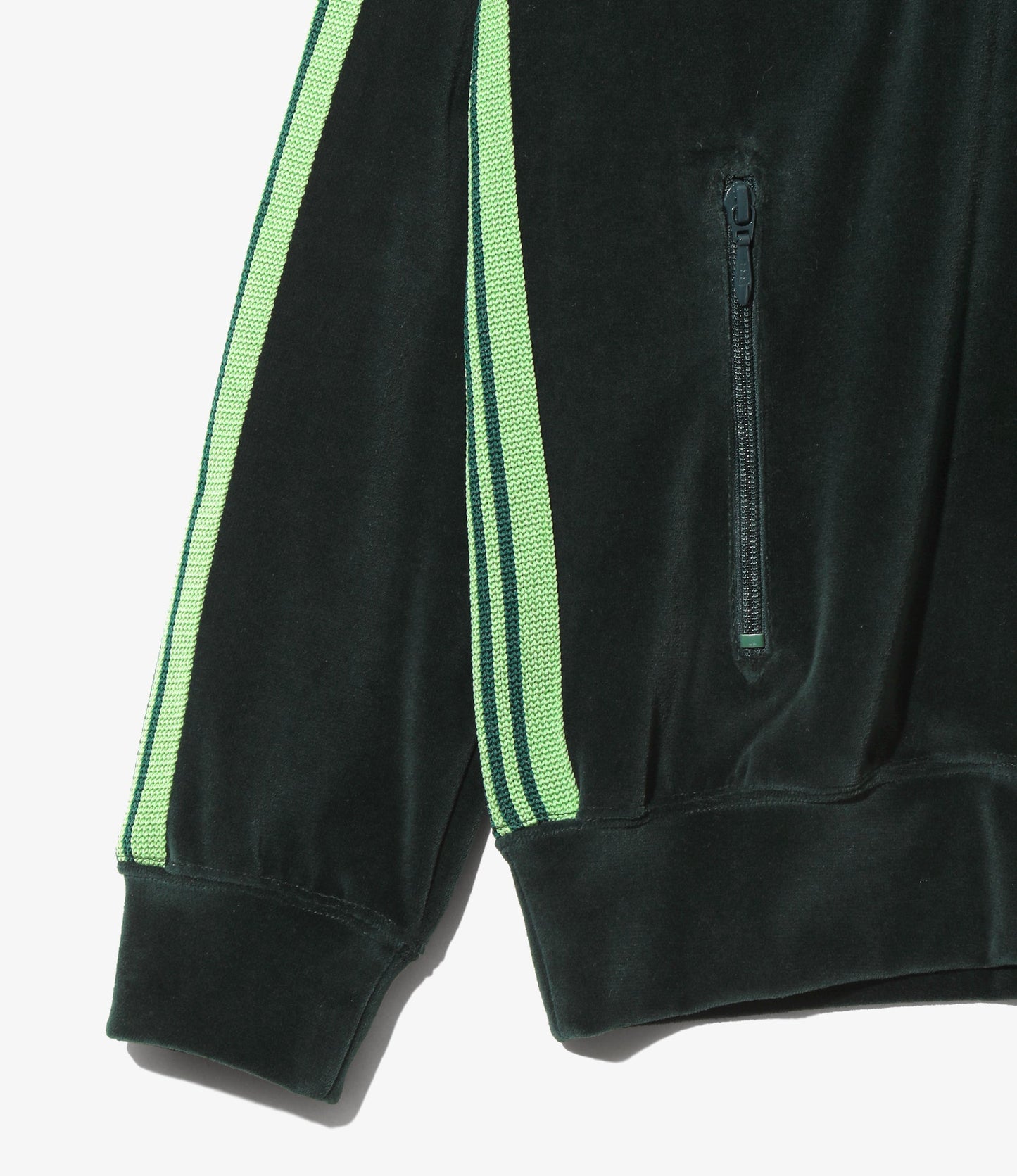 Needles Rib Collar Track Jacket - C/PE Velour