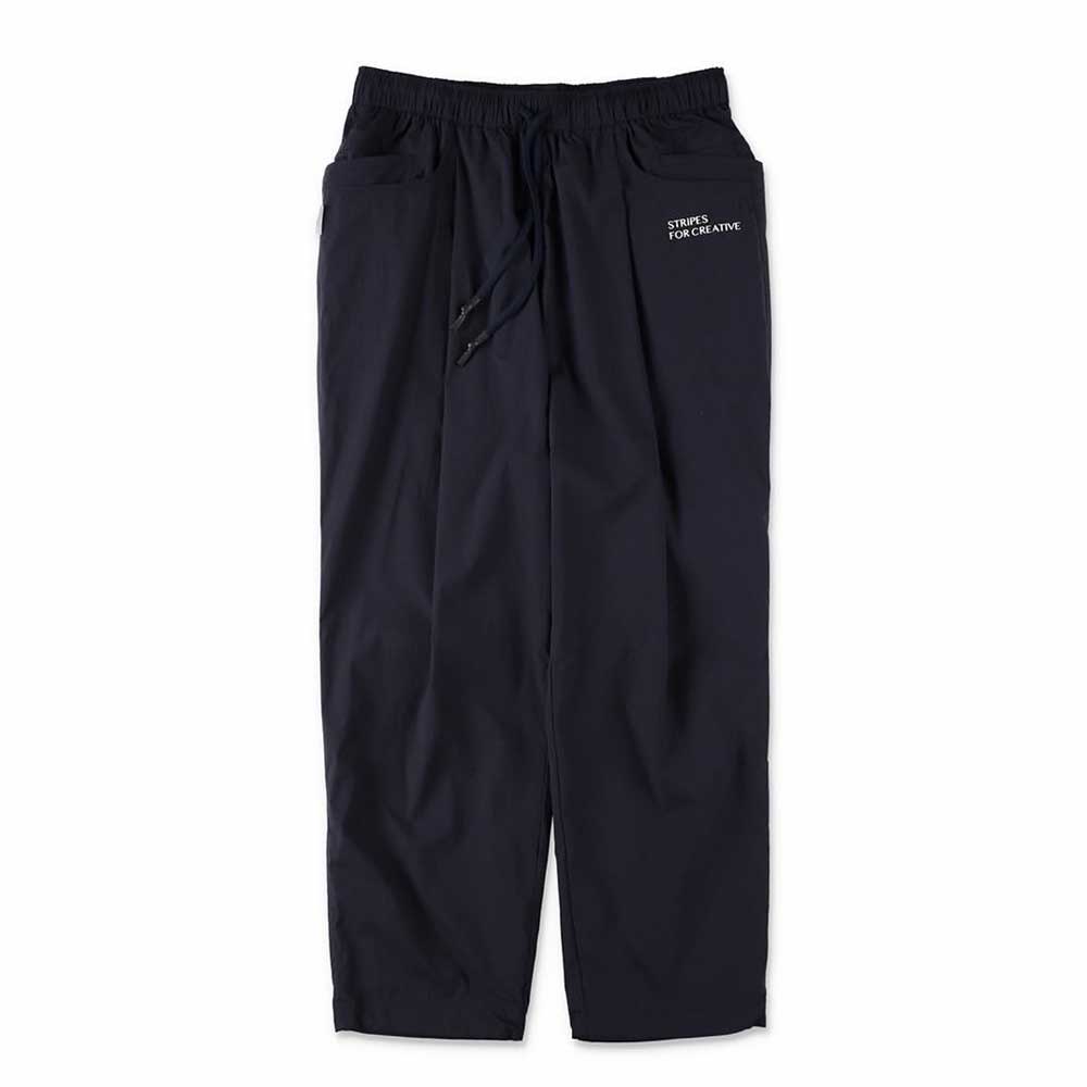 S.F.C (STRIPES FOR CREATIVE) WIDE TAPERED EASY PANTS (NYLON)