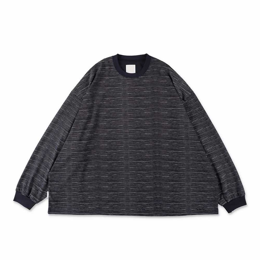 S.F.C (STRIPES FOR CREATIVE) SUPER BIG LS TEE (SIDE STRIPE TECH)