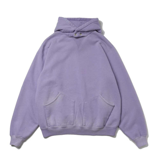 A.PRESSE Vintage Attached Snap Hood Sweat Parka