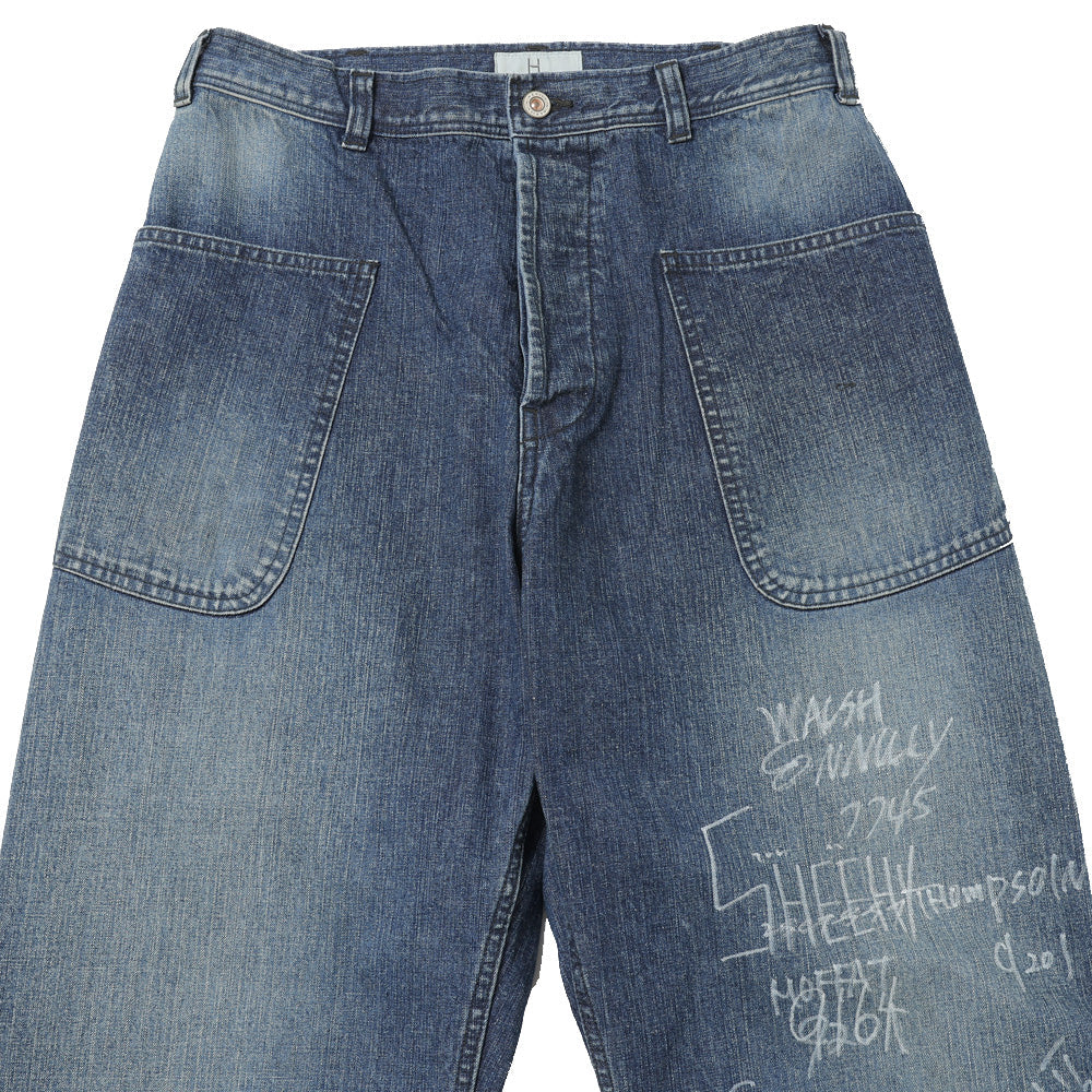 HERILL NAVY Denim Utility Pants