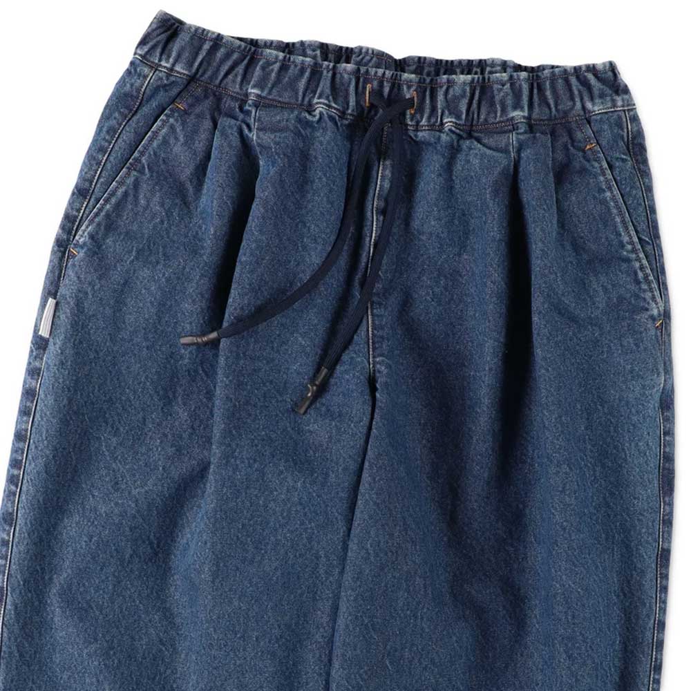 S.F.C (STRIPES FOR CREATIVE) TWO TUCK WIDE PANTS (DENIM)