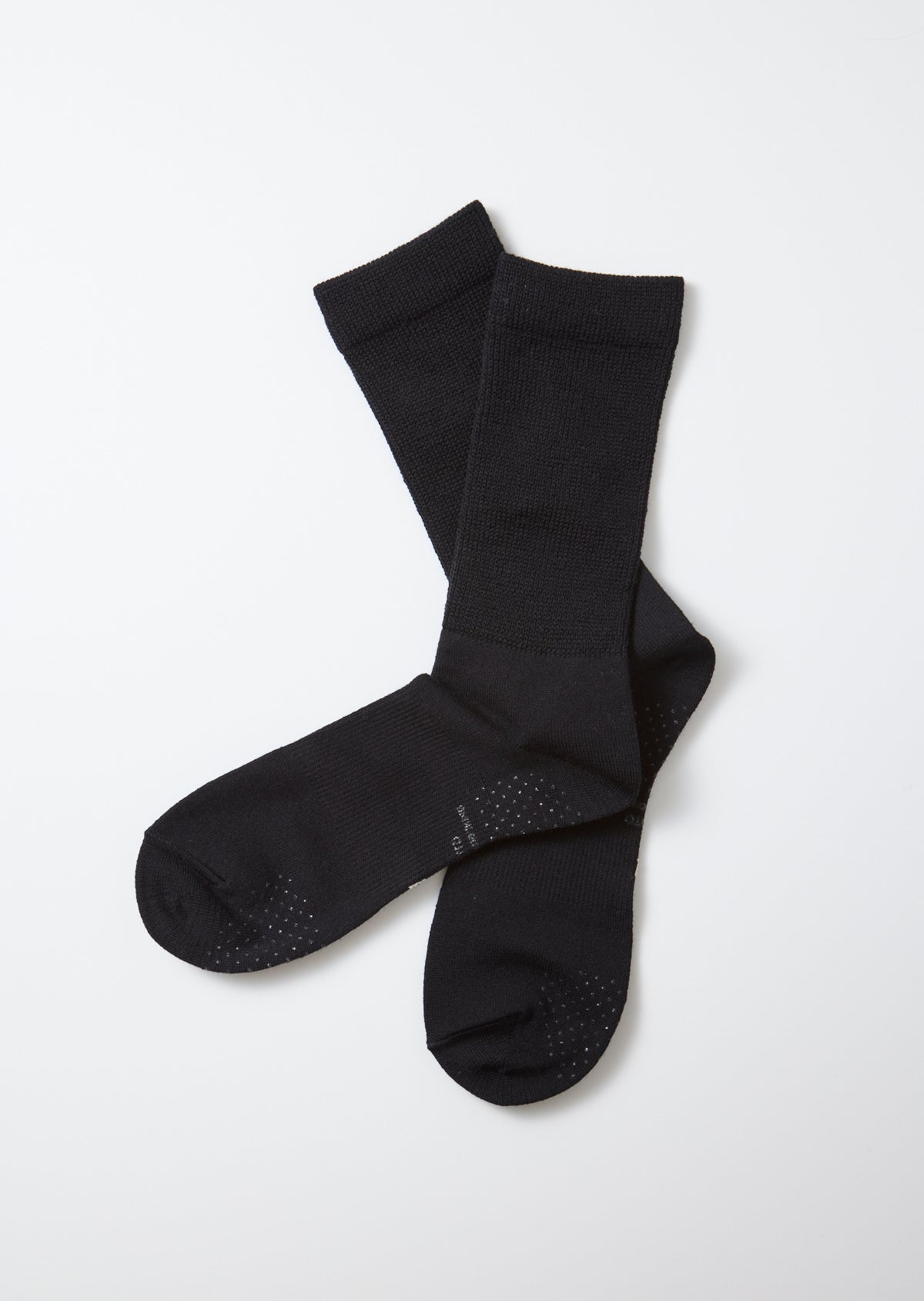 RoToTo MERINO RELAXED RIB CREW SOCKS