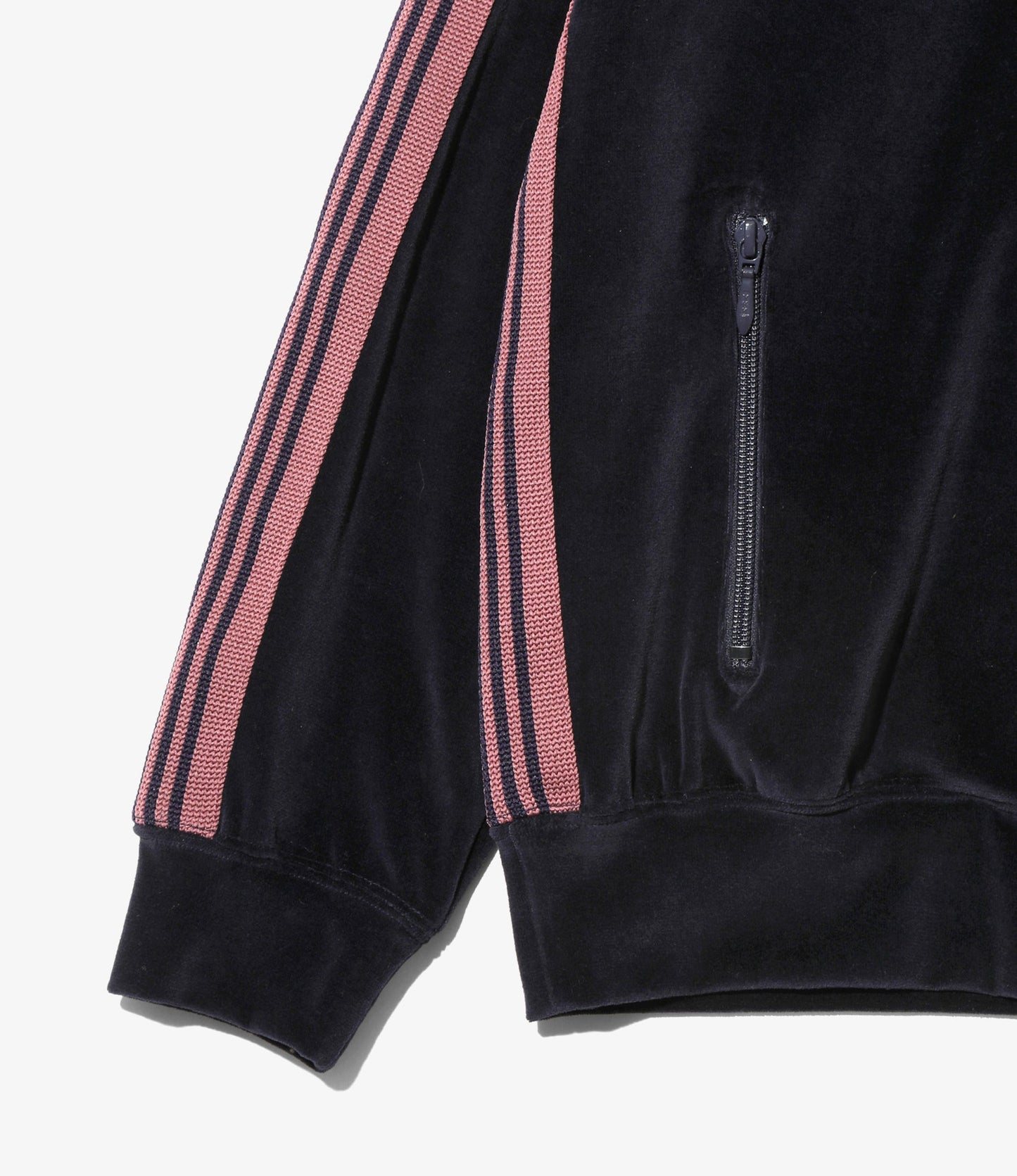 Needles Rib Collar Track Jacket - C/PE Velour