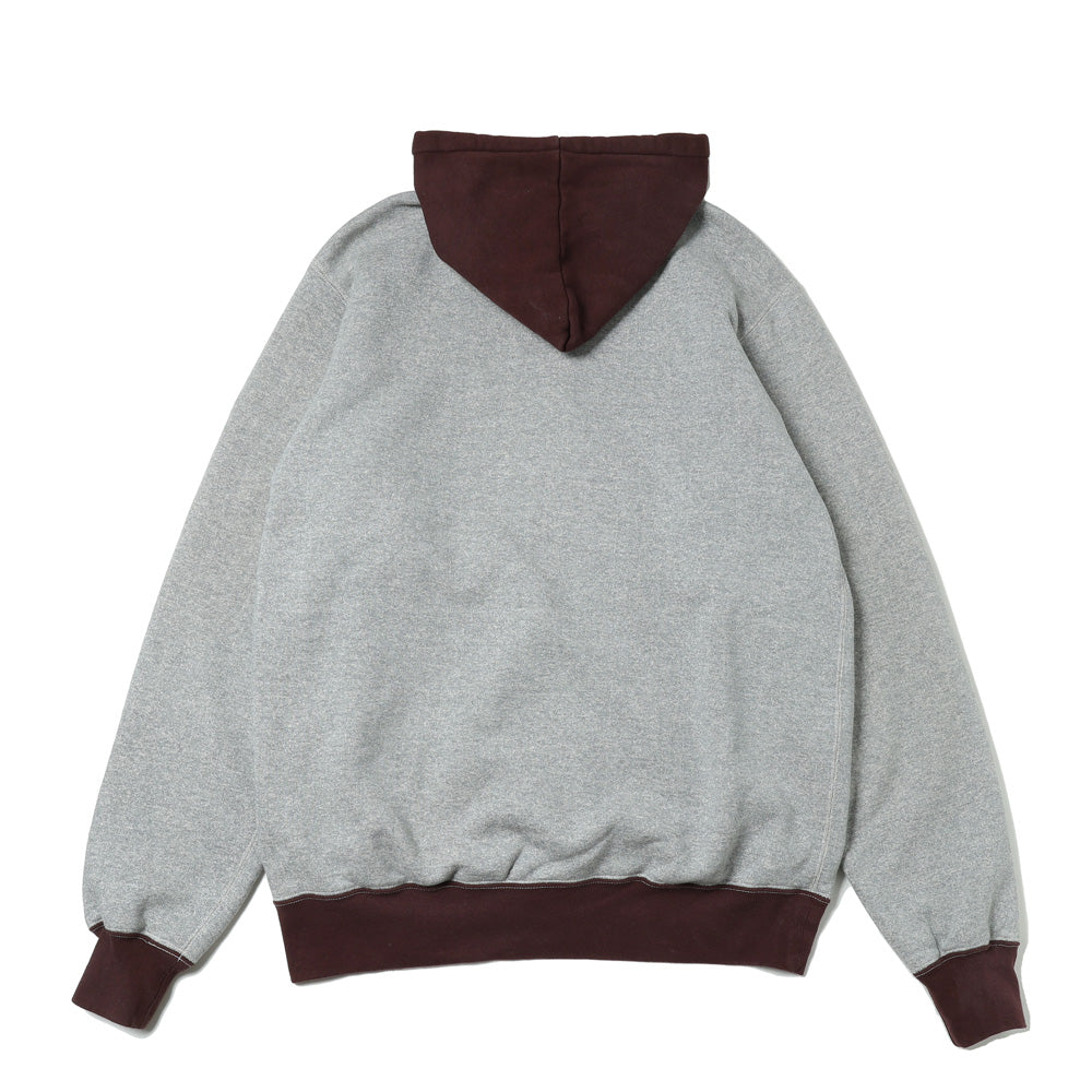 A.PRESSE Vintage Attached Hood Zip Parka