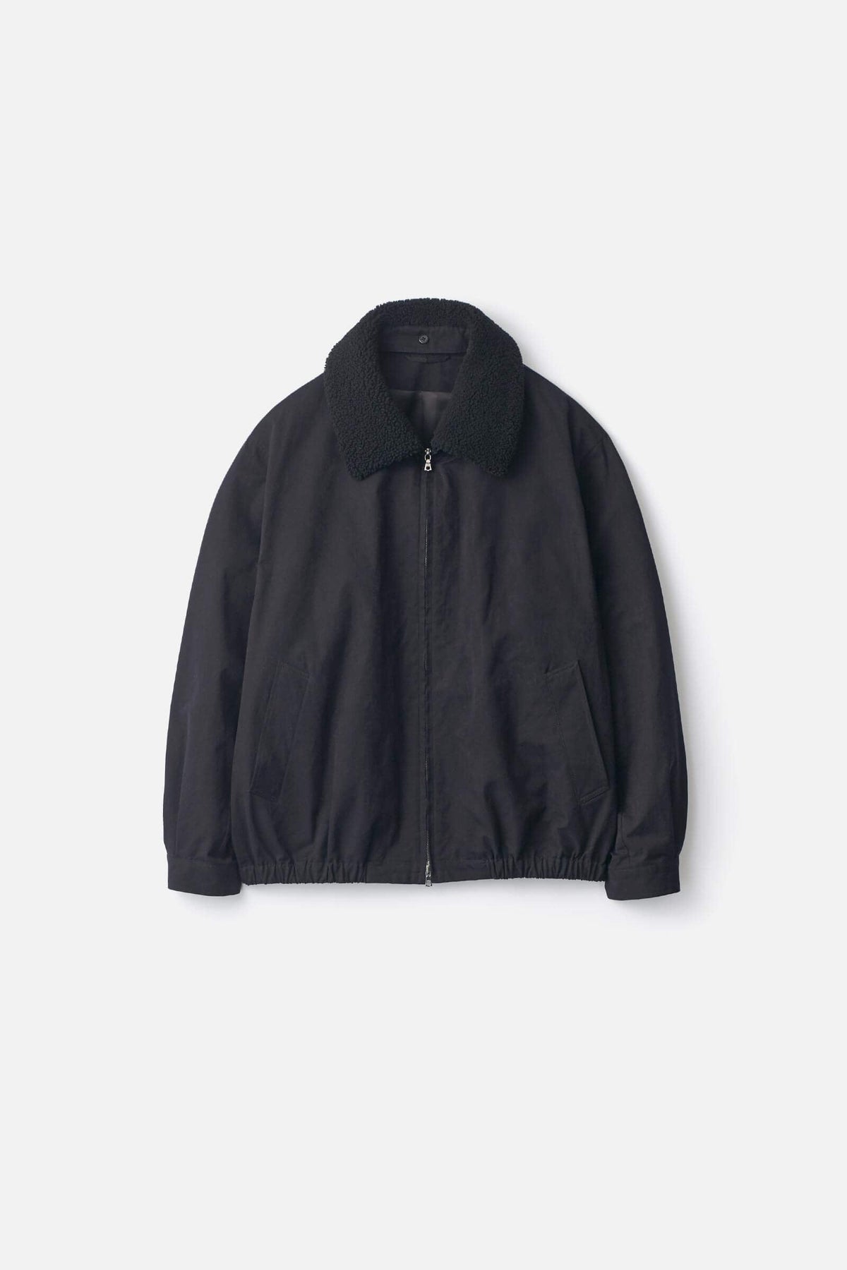 ssstein Detachable Collar Resin Finish Cotton Jacket