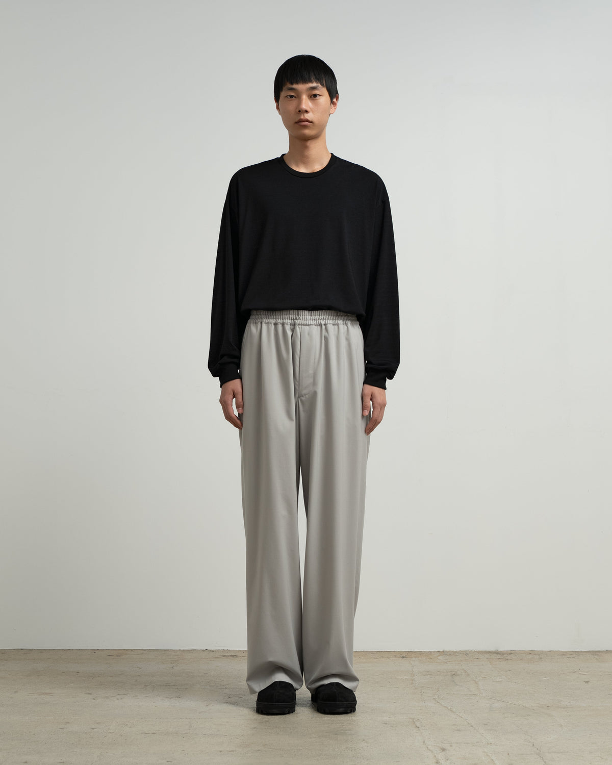 Graphpaper Extra Fine Wool Easy Wide Pants
