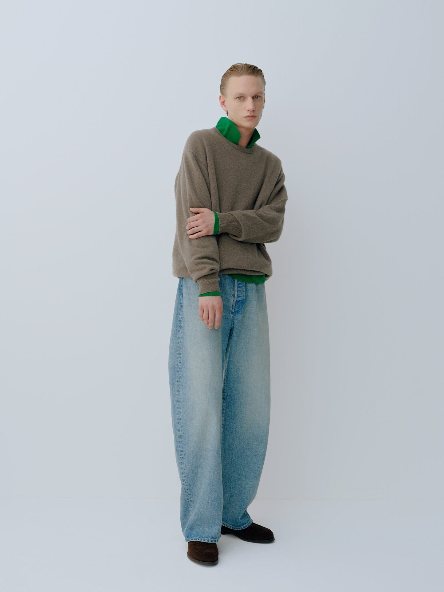 ssstein Round Denim Pants