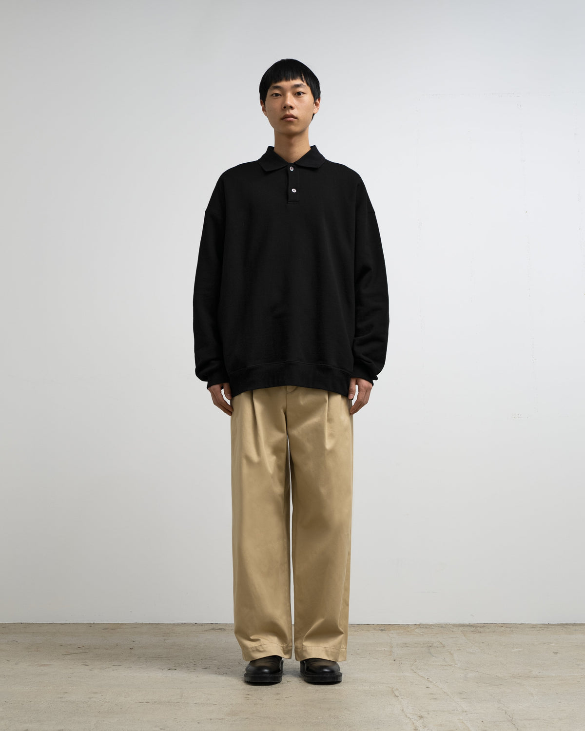 Graphpaper AZUMA Terry Pullover Polo Sweat