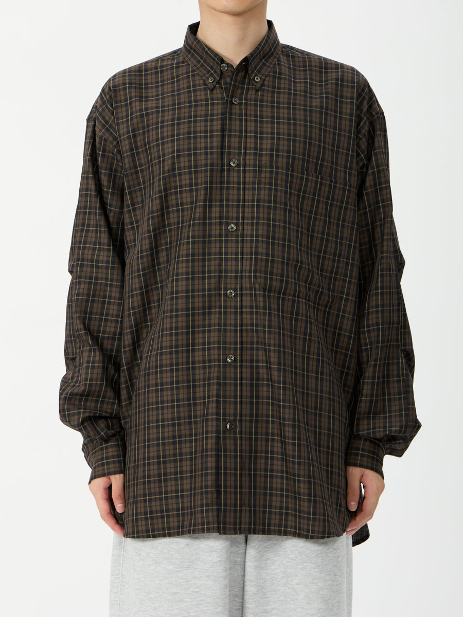 DAIWA PIER39 TECH BUTTON DOWN SHIRT L/S PLAIDS