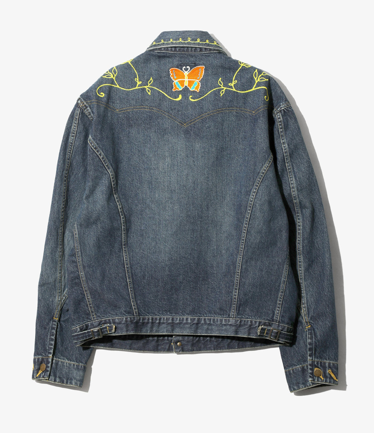 Needles Papillon Emb. Jean Jacket - 12oz Denim