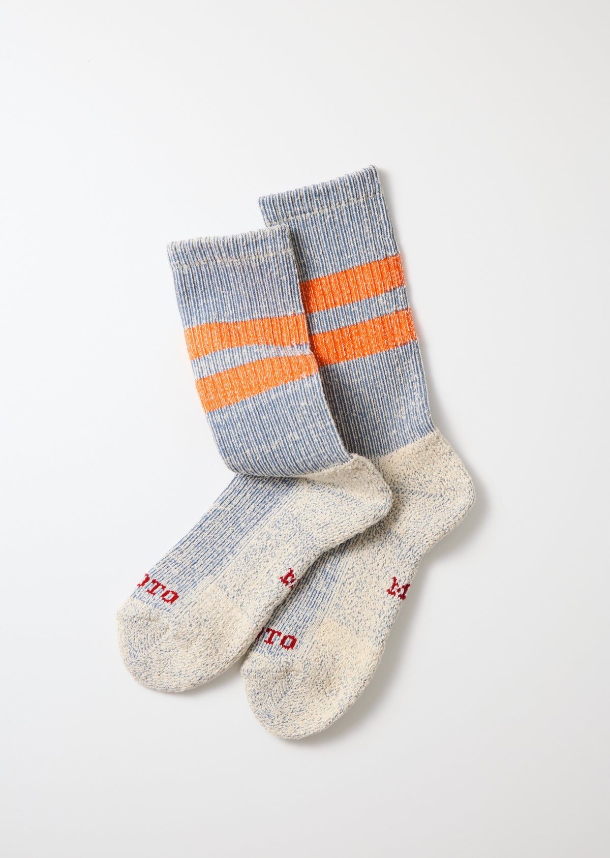 RoToTo PILE STRIPE MARL SOCKS