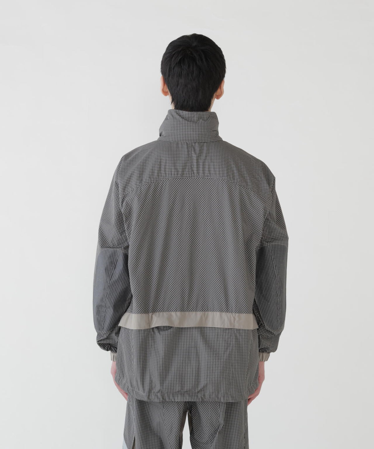 and wander x Brompton reflective rip hoodie