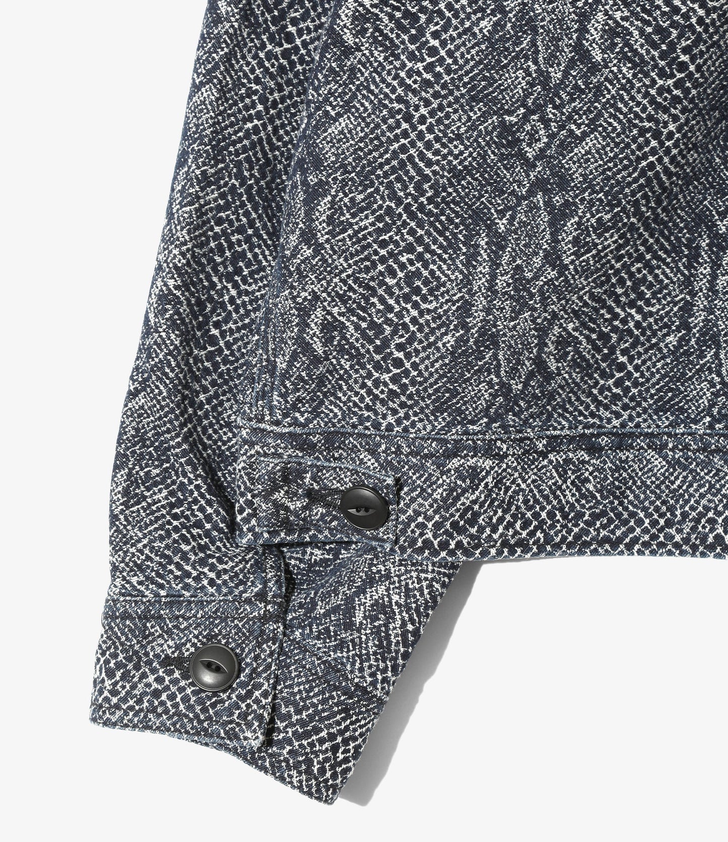 Needles Zipped Work Jacket - 10oz Python Jacquard