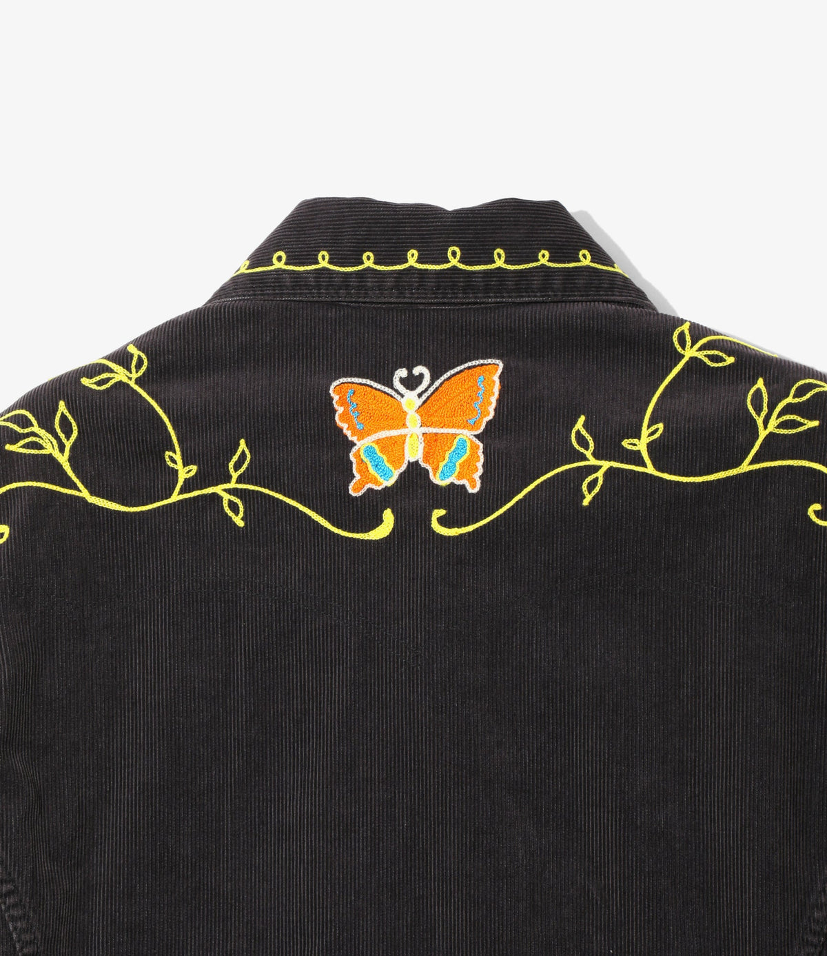 Needles Papillon Emb. Jean Jacket - 14W Corduroy