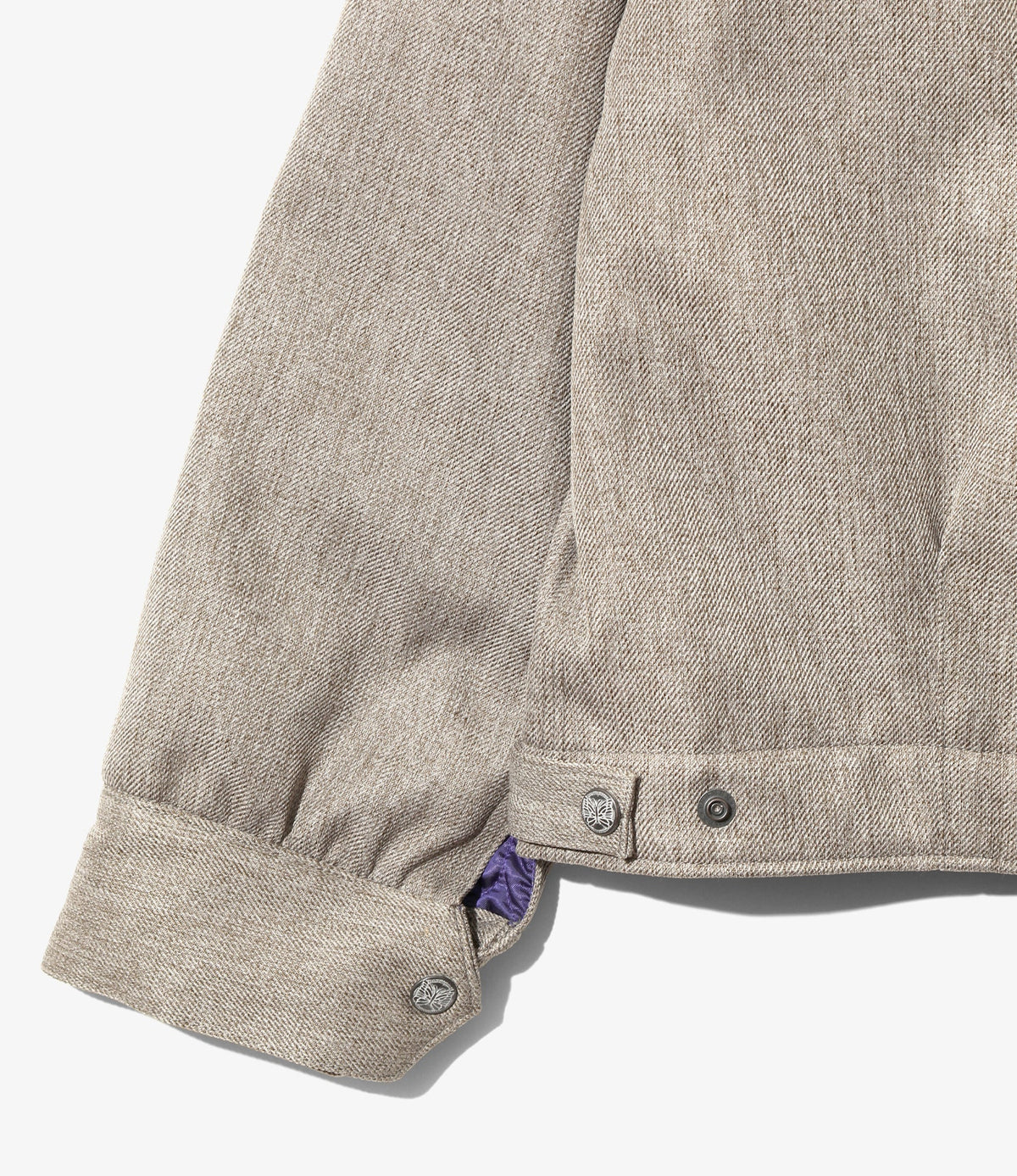 Needles Railroad Zip Jacket - Melange Double Cloth
