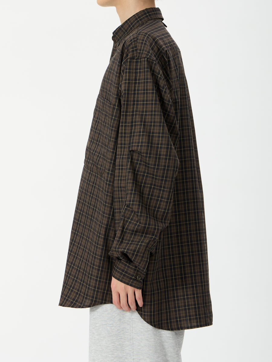 DAIWA PIER39 TECH BUTTON DOWN SHIRT L/S PLAIDS