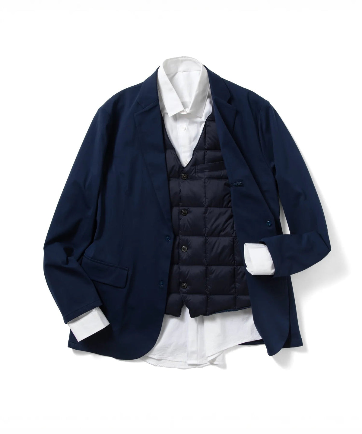 TAION Basic V-Neck Button Down Vest