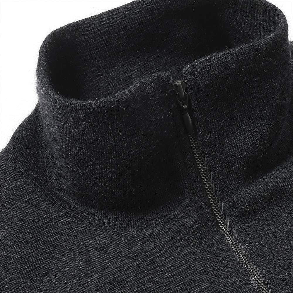 COMOLI Wool Knit Track Jacket
