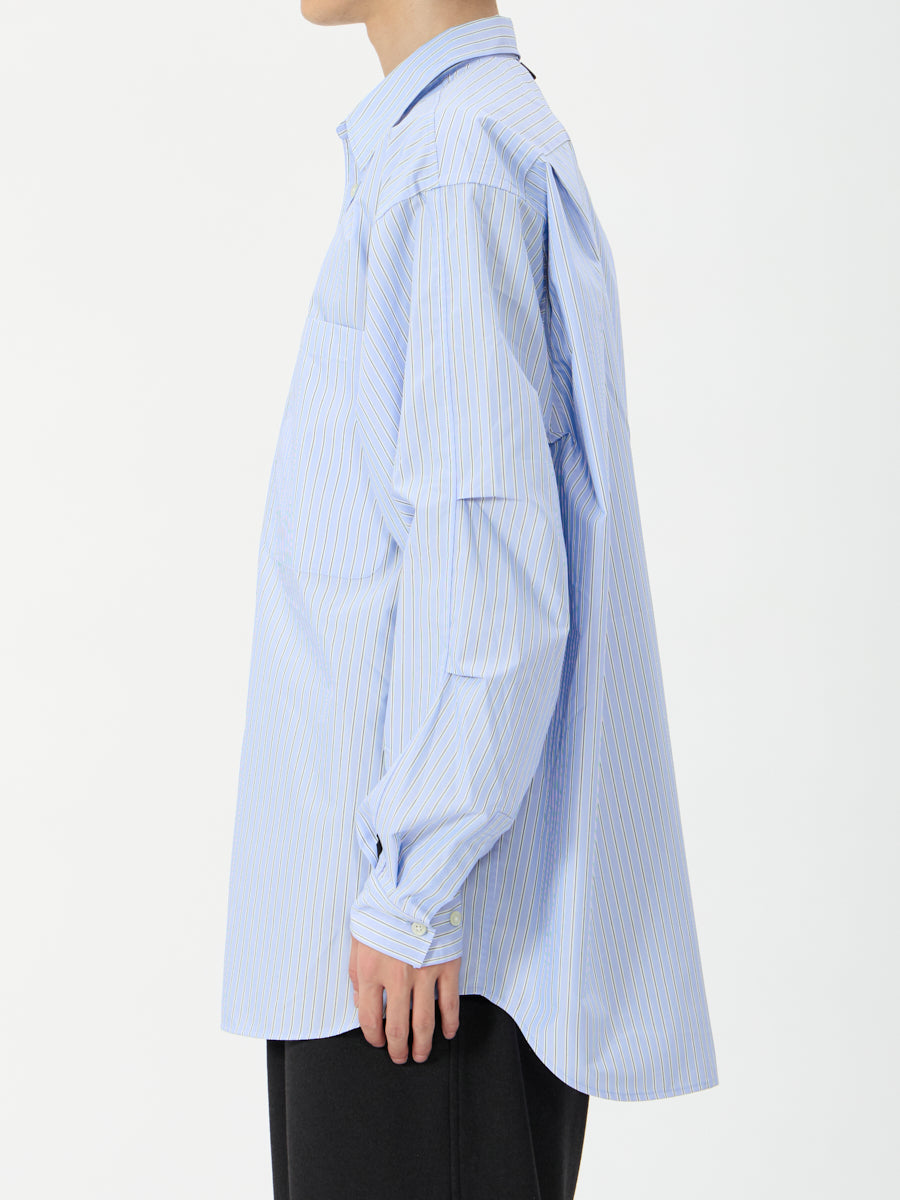 DAIWA PIER39 TECH REGULAR COLLAR SHIRT L/S STRIPE