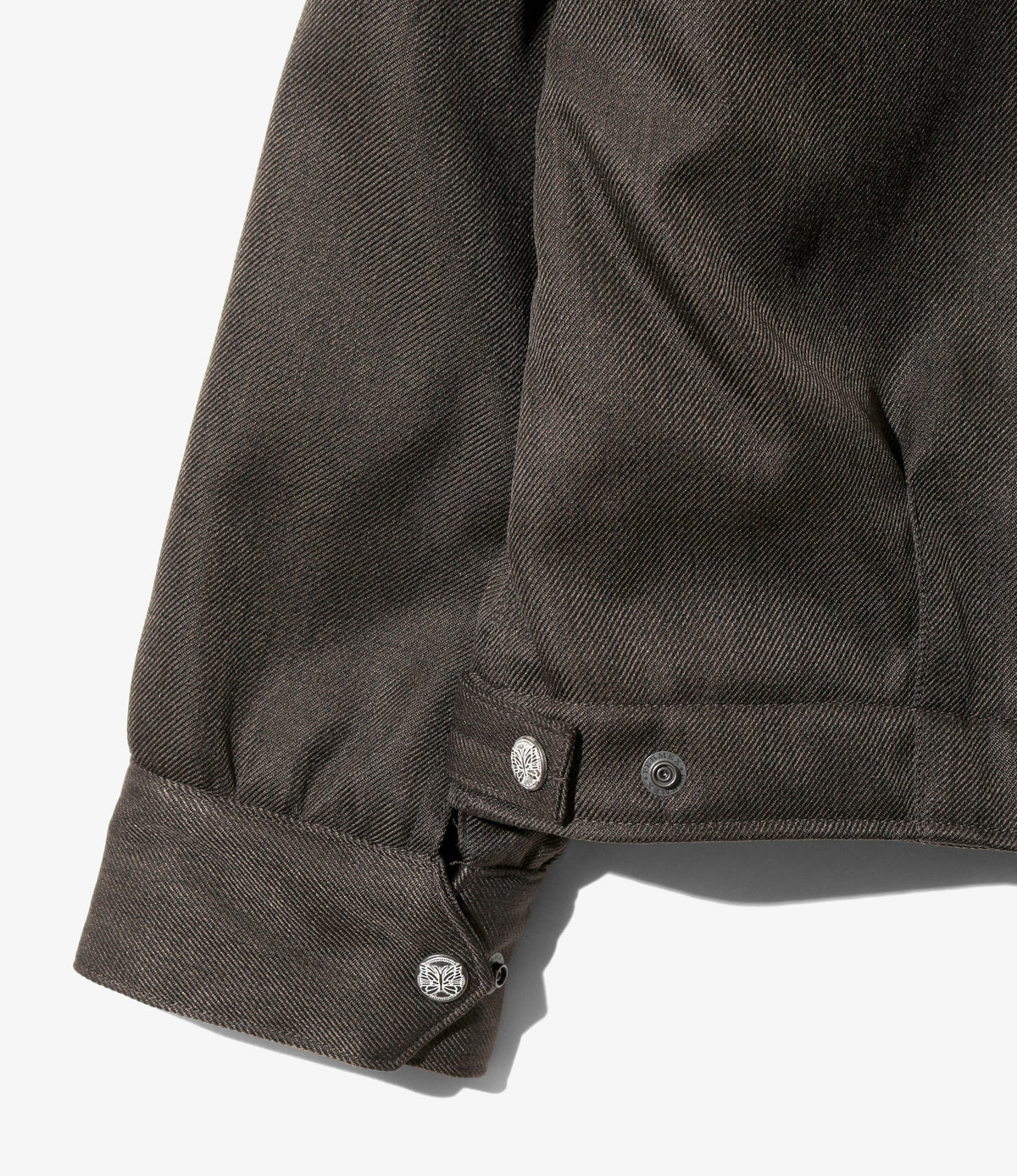 Needles Railroad Zip Jacket - Melange Double Cloth