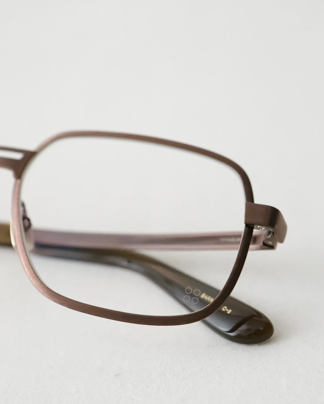YELLOWS PLUS BARRIS EYEGLASS FRAME Dark Cooper