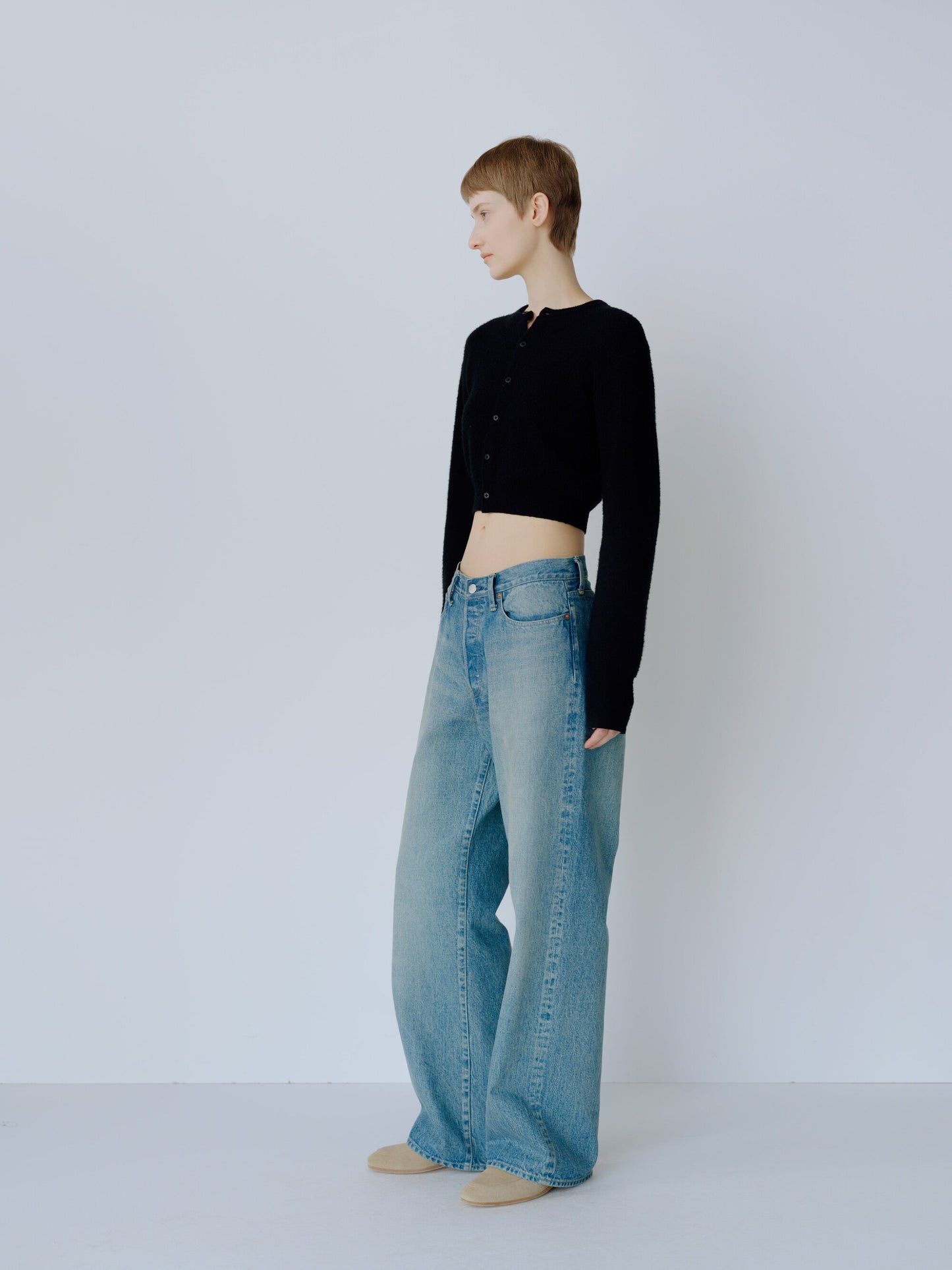 ssstein Loose Denim Pants