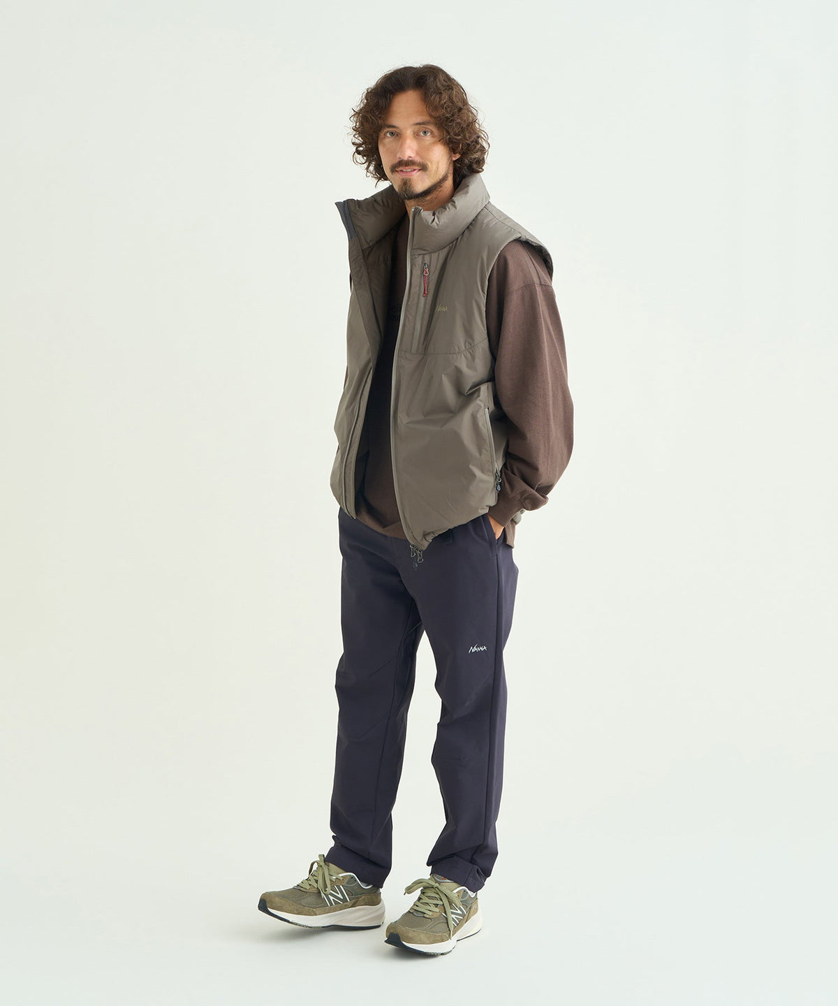 NANGA AURORA TEX STAND COLLAR DOWN VEST