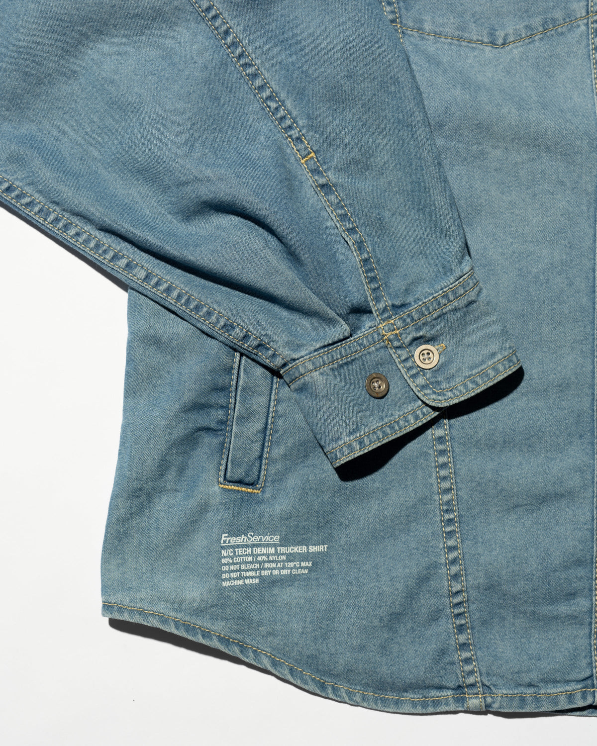 FreshService N/C TECH DENIM TRUCKER SHIRT