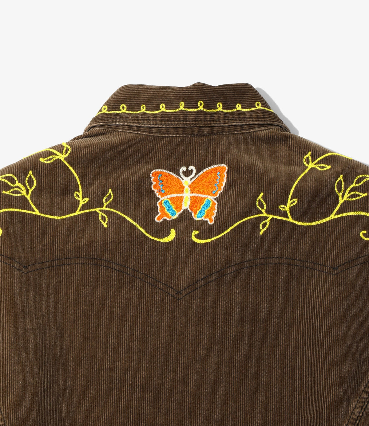 Needles Papillon Emb. Jean Jacket - 14W Corduroy