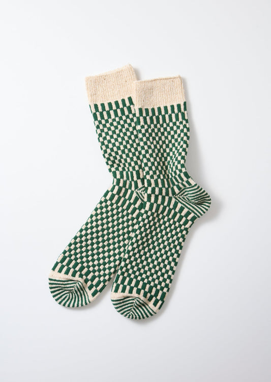 RoToTo CHECKERBOARD PATTERN SOCKS