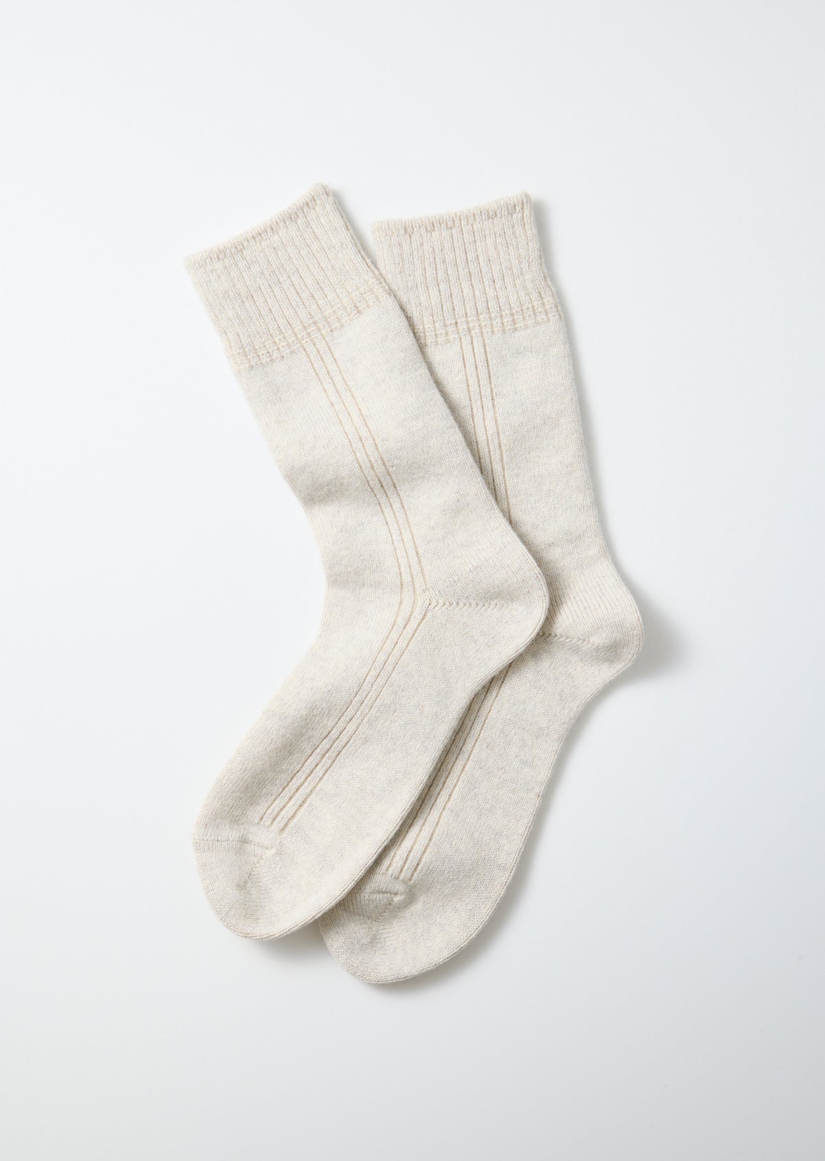 RoToTo VERTICAL LINE COTTON WOOL SOCKS