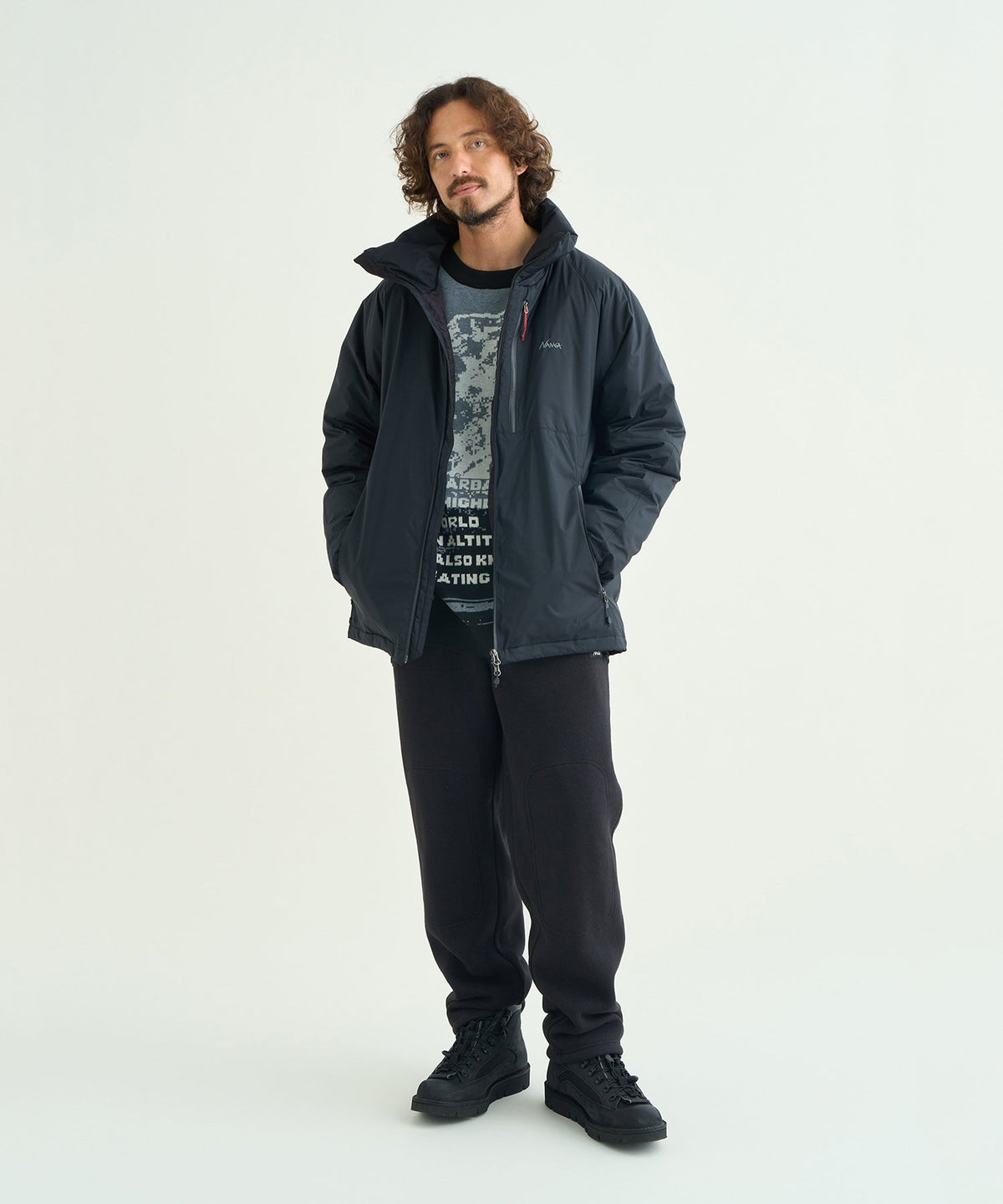 NANGA AURORA TEX STAND COLLAR DOWN JACKET