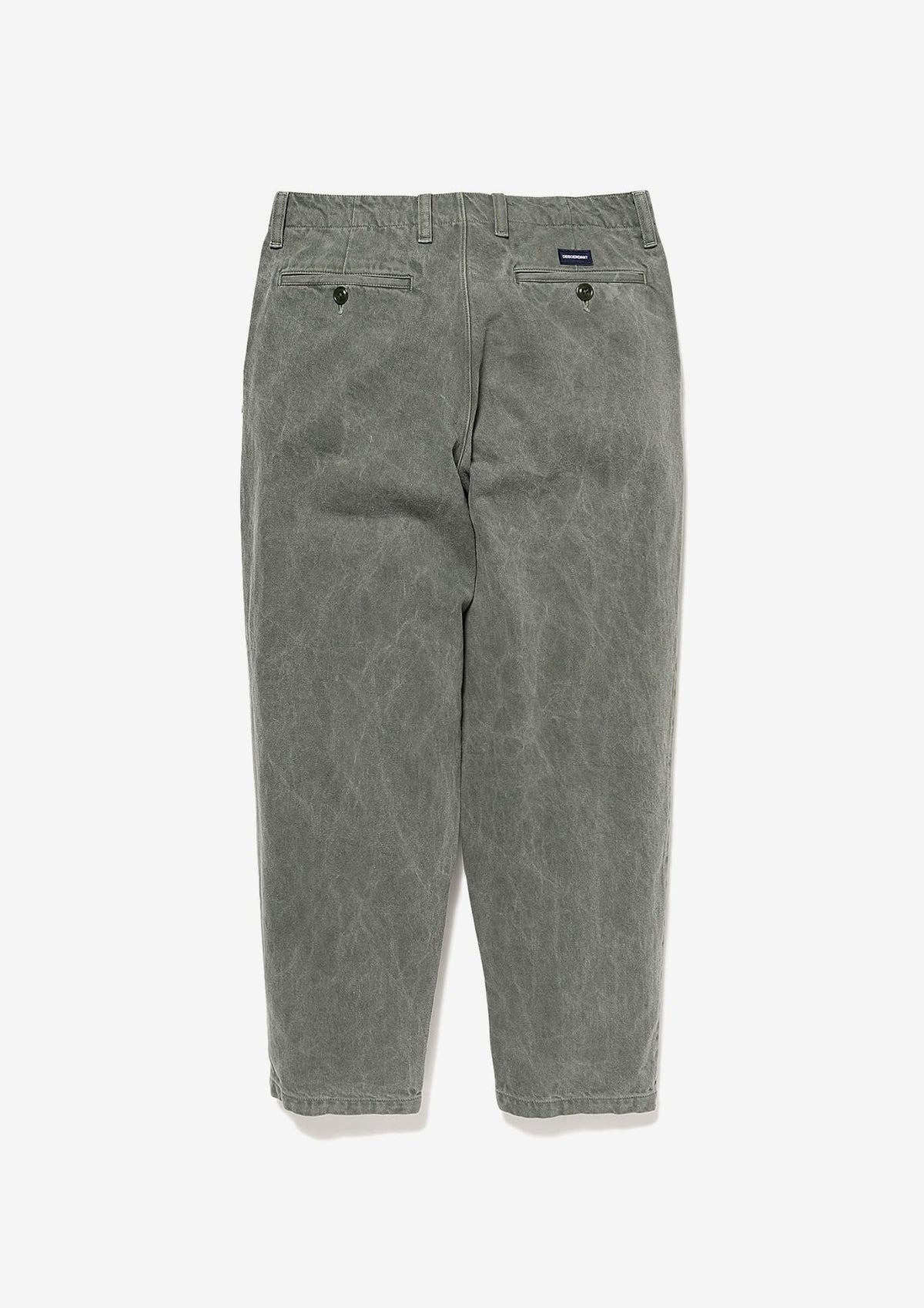 DESCENDANT DC-6 TWILL TROUSERS PIGMENT DYE