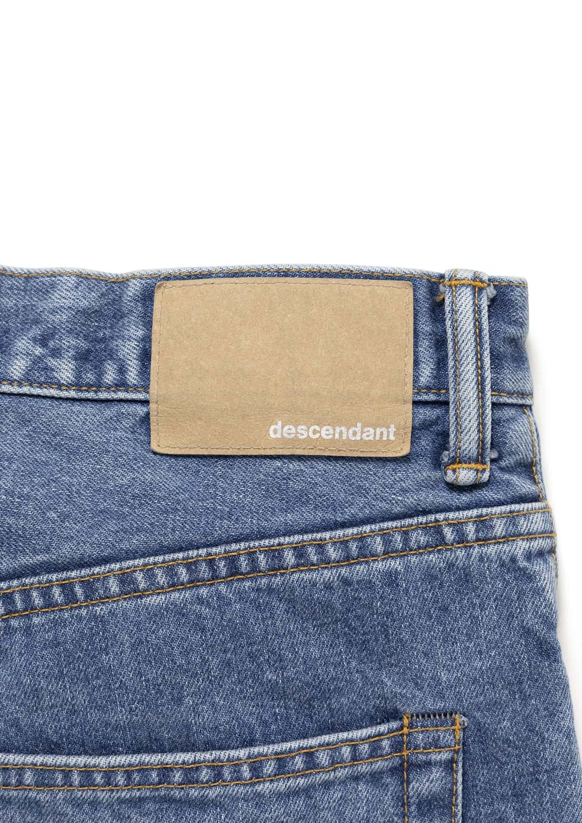 DESCENDANT 1995 DENIM TROUSERS BAGGY HARD WASH