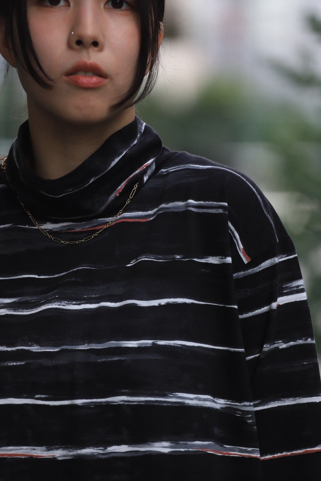 Porter Classic ARTIST BORDER TURTLENECK