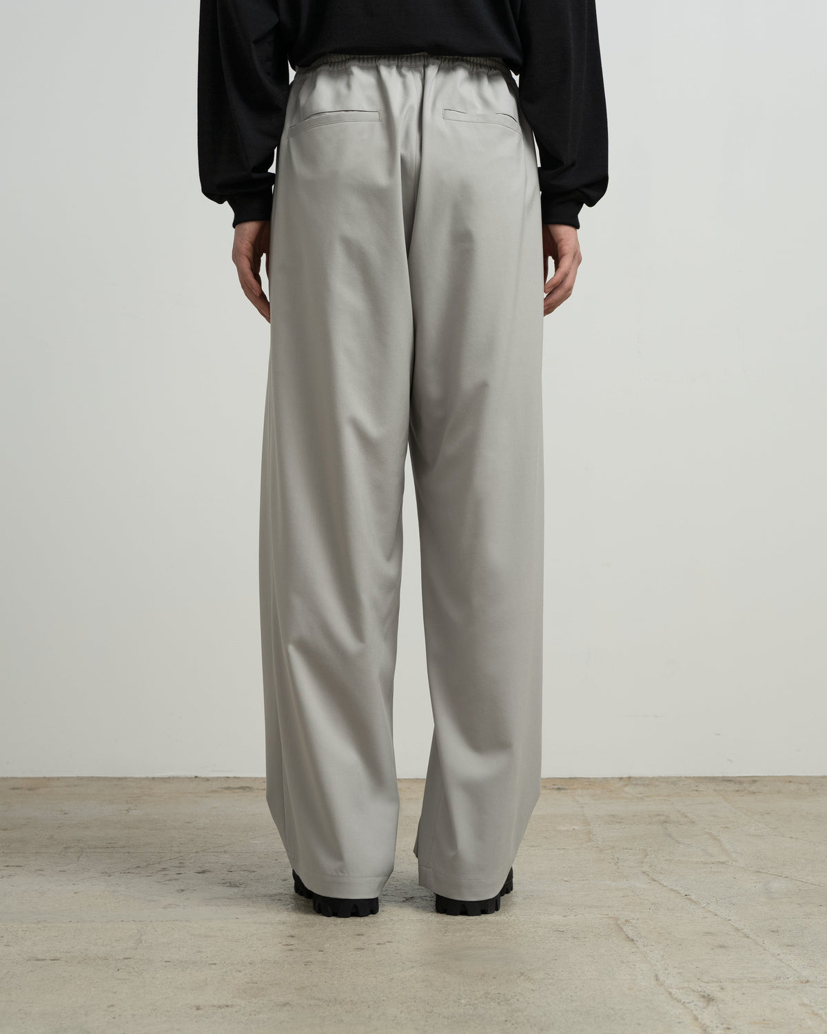 Graphpaper Extra Fine Wool Easy Wide Pants