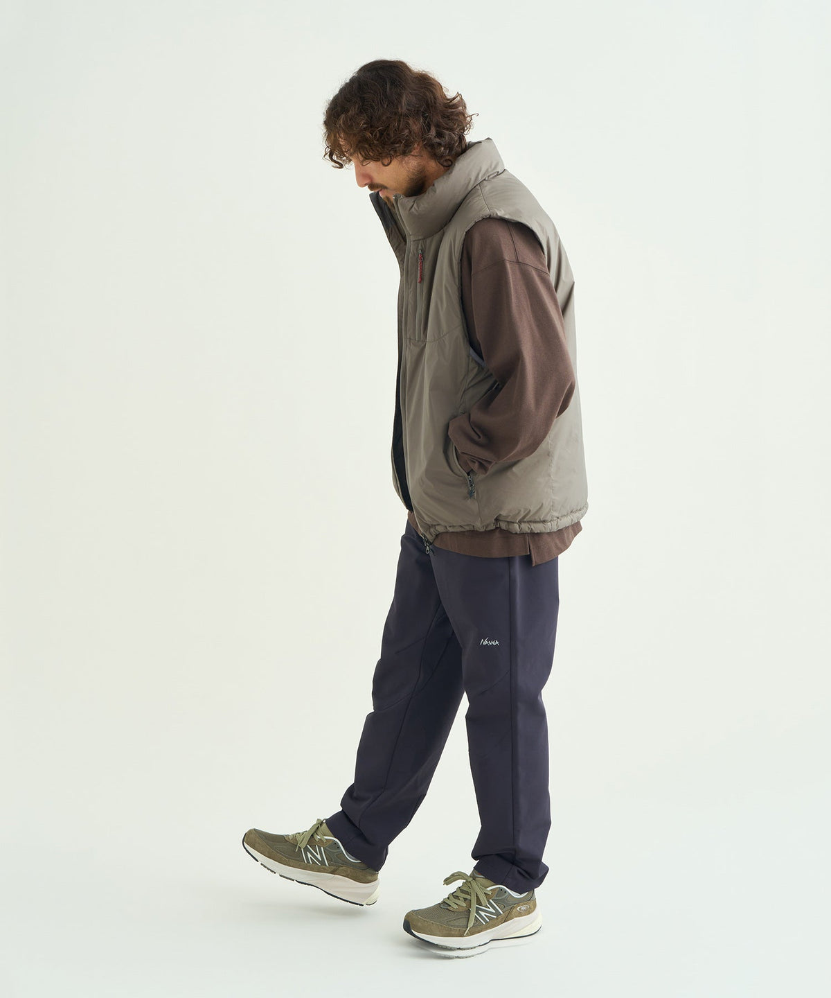 NANGA AURORA TEX STAND COLLAR DOWN VEST