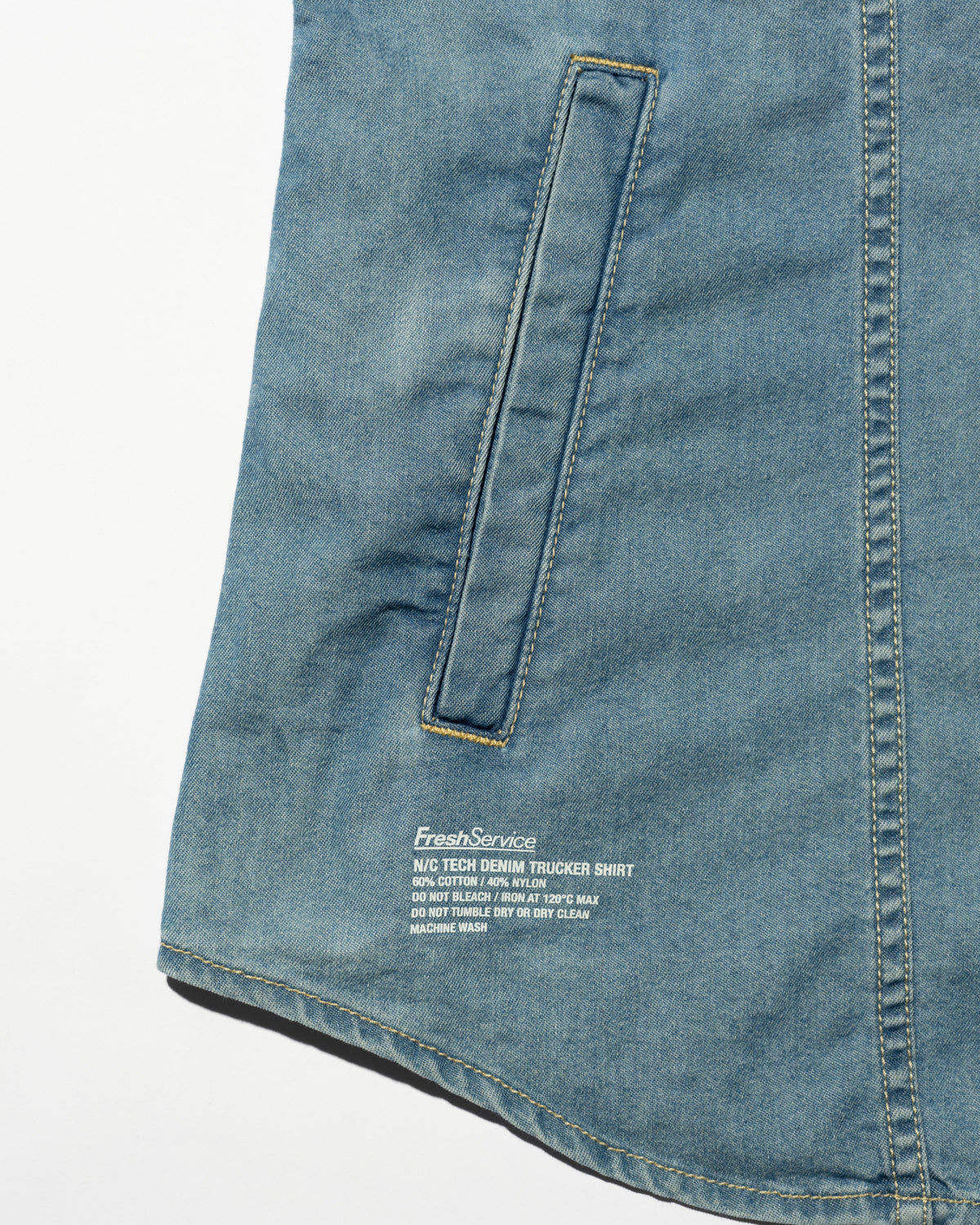 FreshService N/C TECH DENIM TRUCKER SHIRT