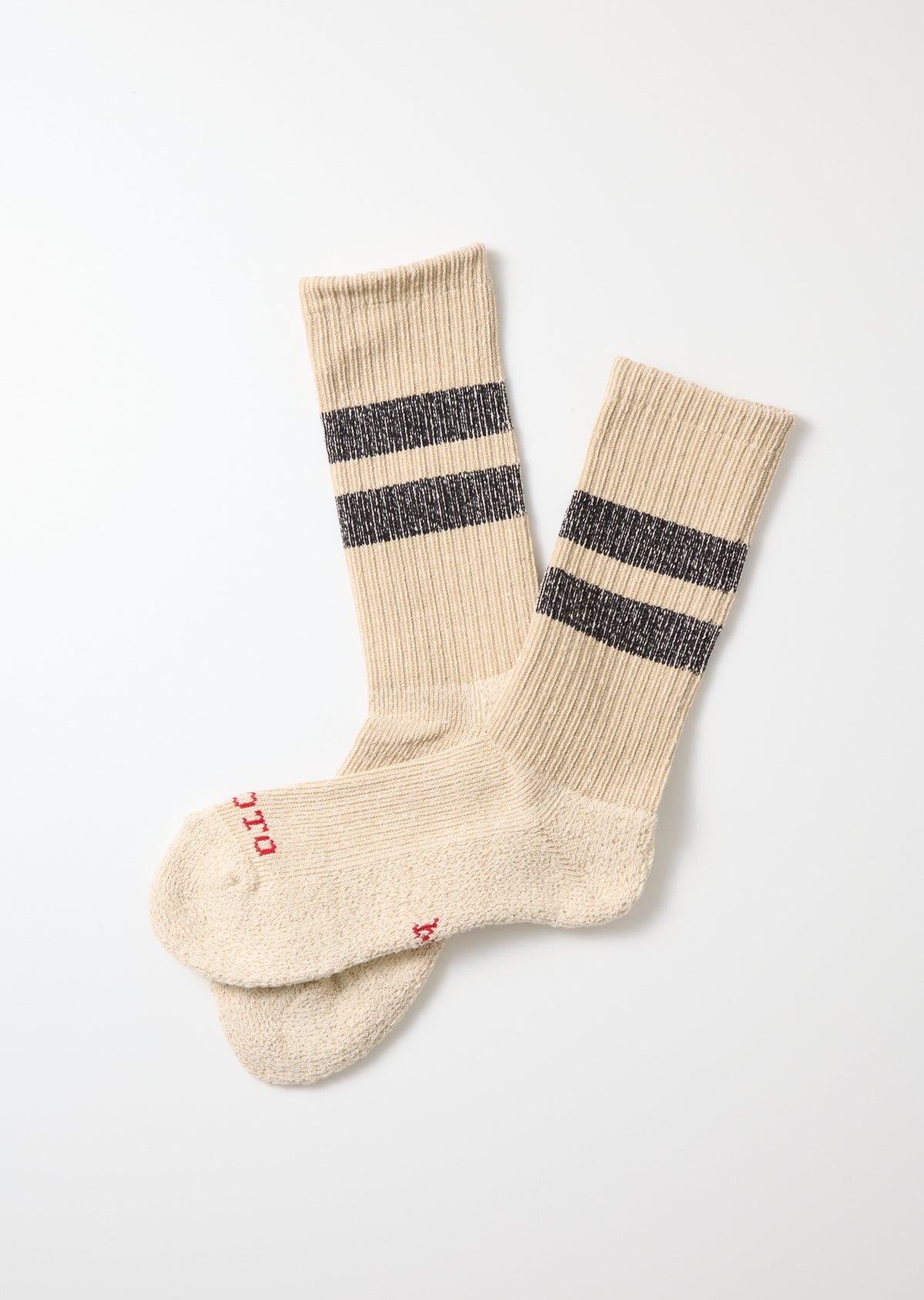 RoToTo PILE STRIPE MARL SOCKS