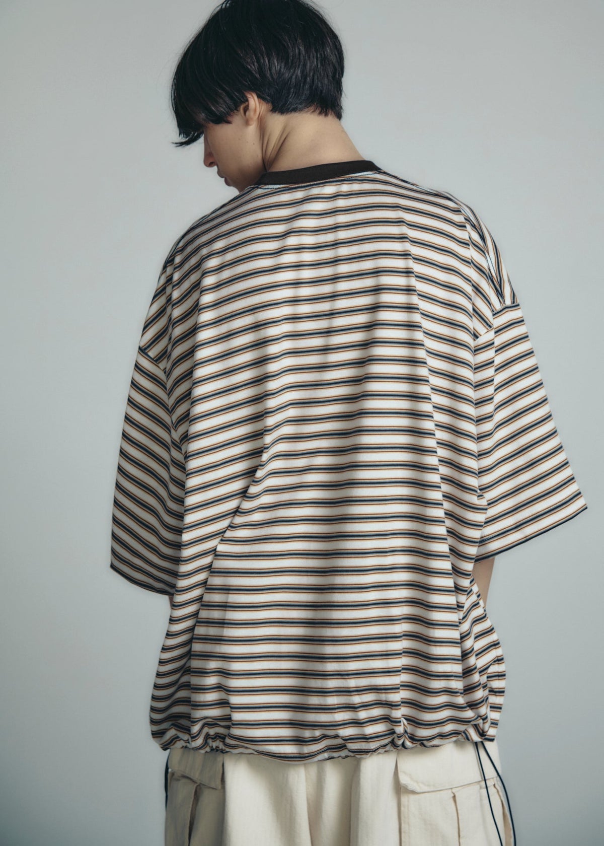 is-ness Balloon Border Short-sleeve T-Shirt