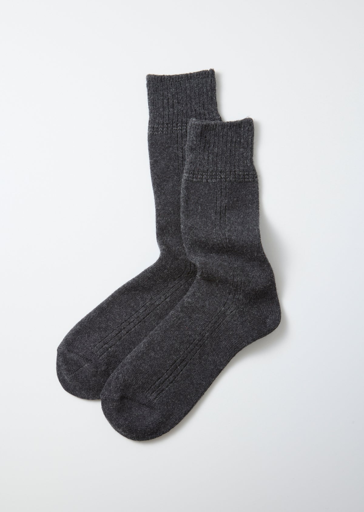 RoToTo VERTICAL LINE COTTON WOOL SOCKS