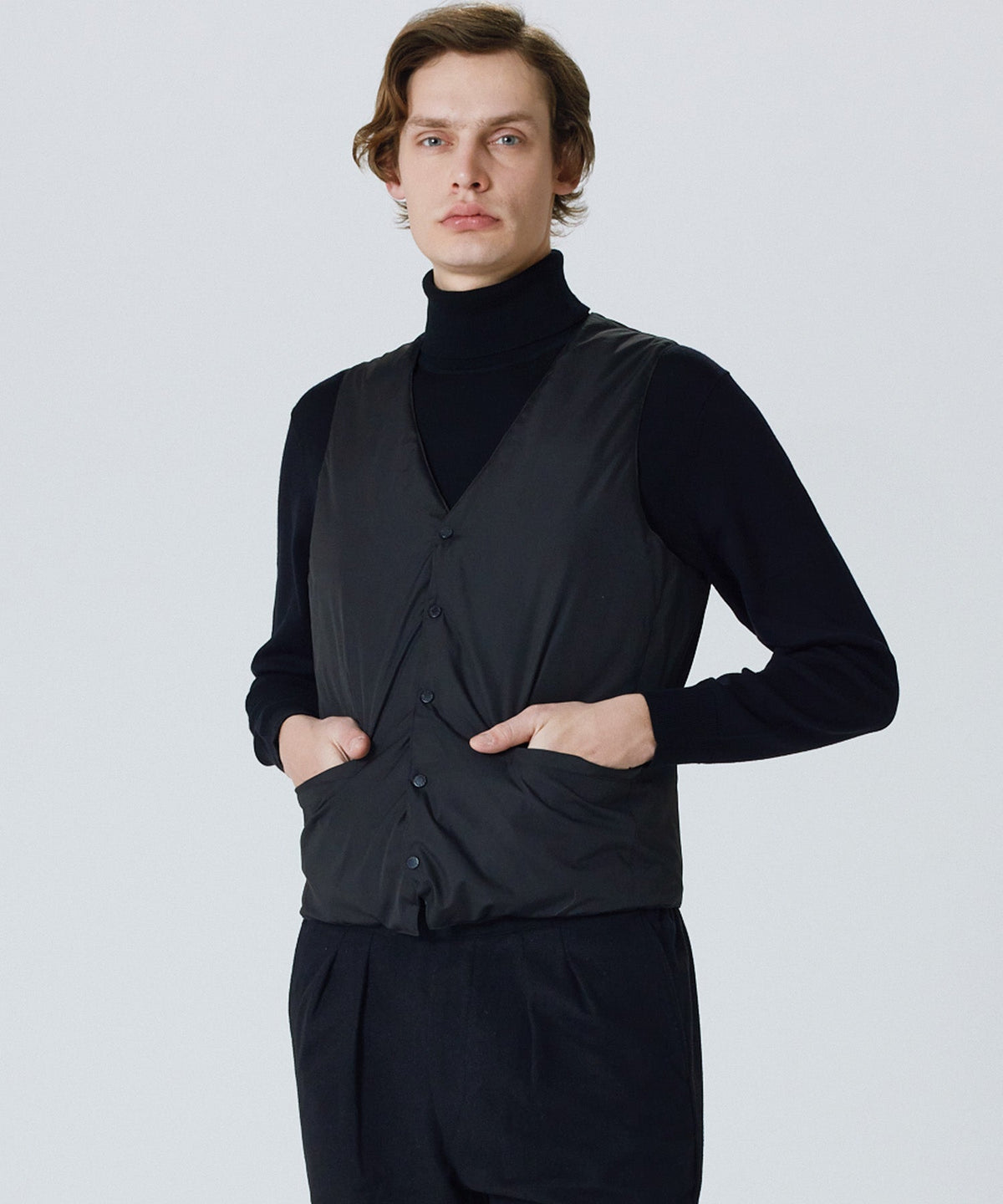 TAION City Line Reversible Single-Button Down Vest
