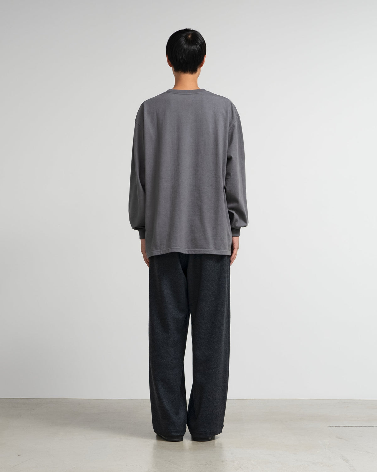 Graphpaper Wool Smooth Flannel Easy Wide Pants