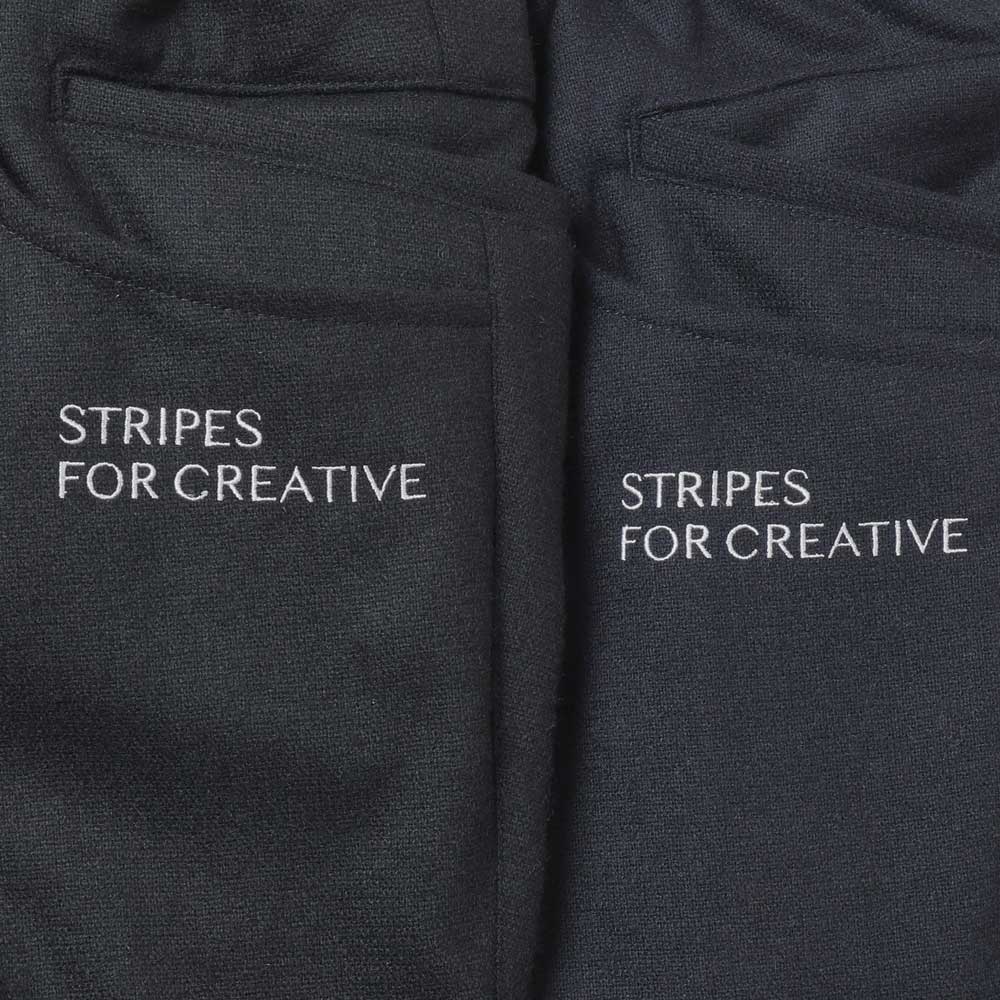 S.F.C (STRIPES FOR CREATIVE) WIDE TAPERED EASY PANTS (CASHMERE WOOL)