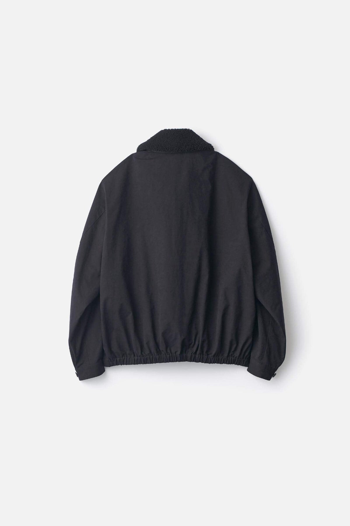 ssstein Detachable Collar Resin Finish Cotton Jacket