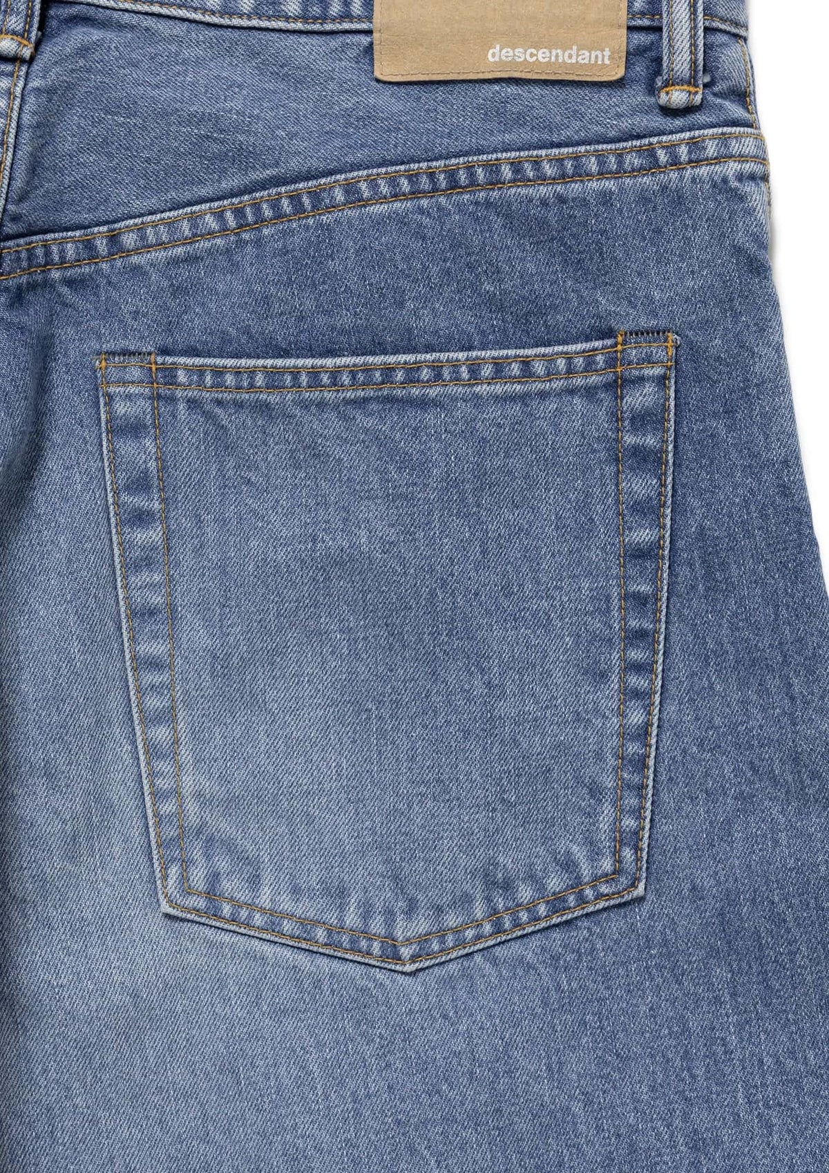 DESCENDANT 1995 DENIM TROUSERS BAGGY HARD WASH