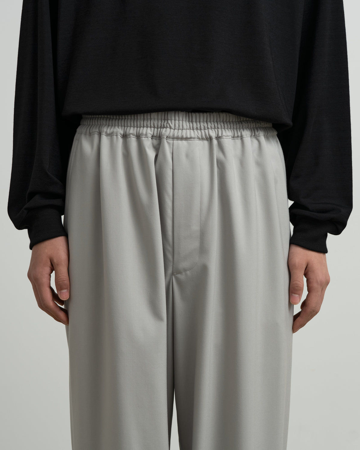 Graphpaper Extra Fine Wool Easy Wide Pants