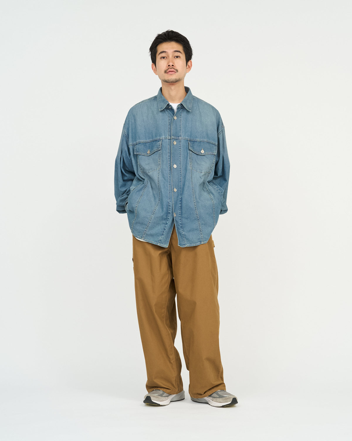 FreshService N/C TECH DENIM TRUCKER SHIRT