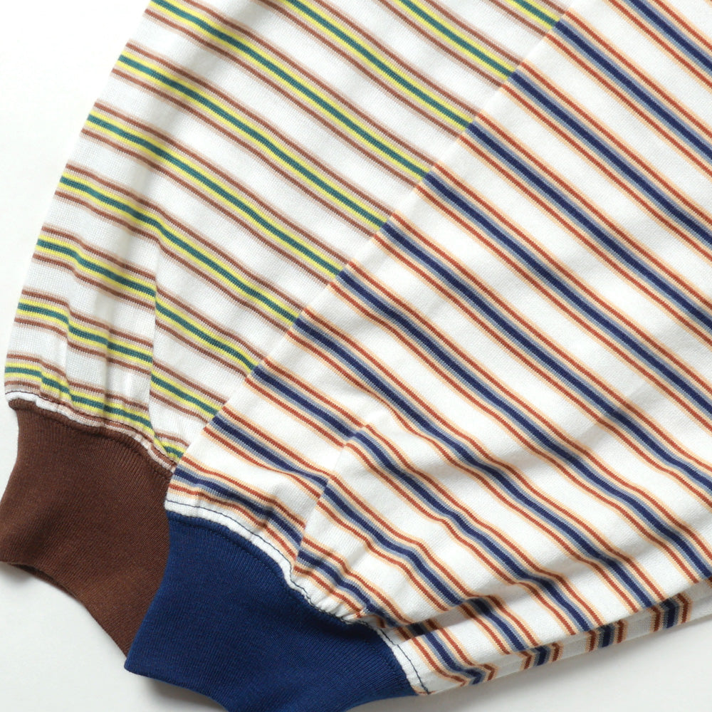 is-ness BALLOON LONG T SHIRT Border